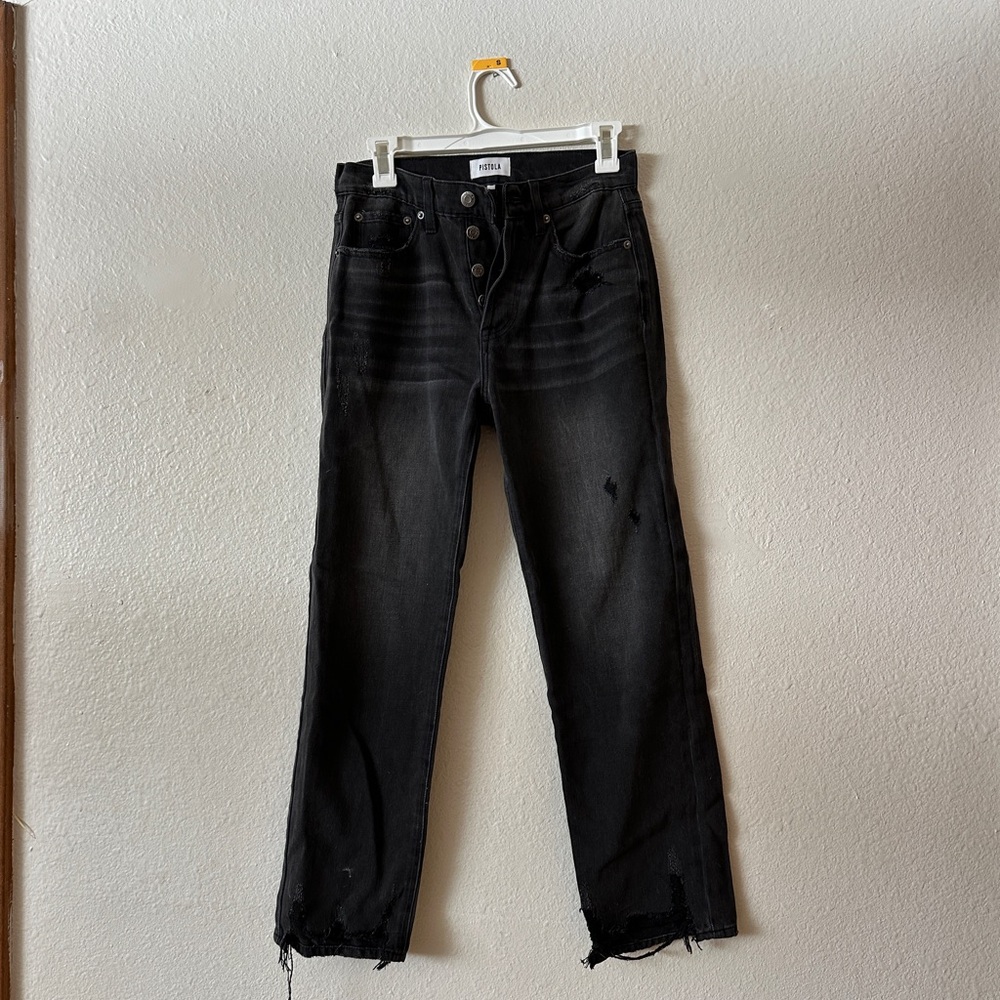 Pistola Black Distressed Jeans
